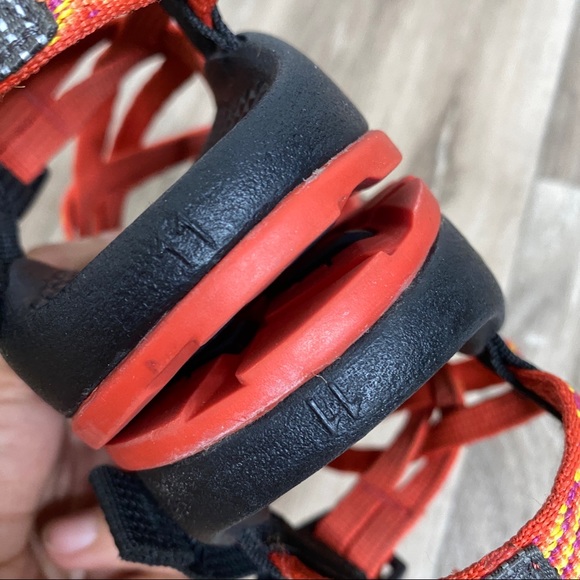 Chaco Zx1 Ecotread Kids Sandal Orange - Picture 8 of 11